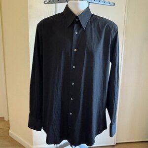 DOLCE & GABBANA D&G Tailored Fit Black Long Sleeve Men's Dress Shirt 16 41 DG